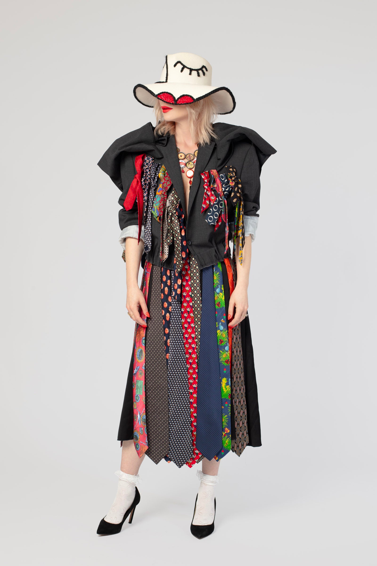 Skirt Ribbon & Run 001