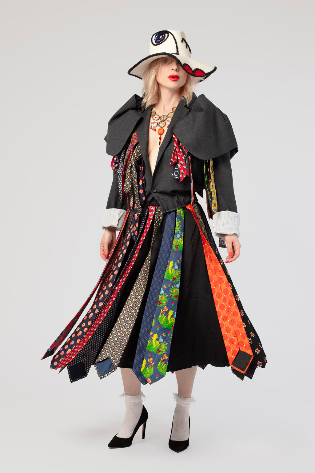 Skirt Ribbon & Run 001